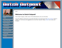 Tablet Screenshot of dutchoutpost.us